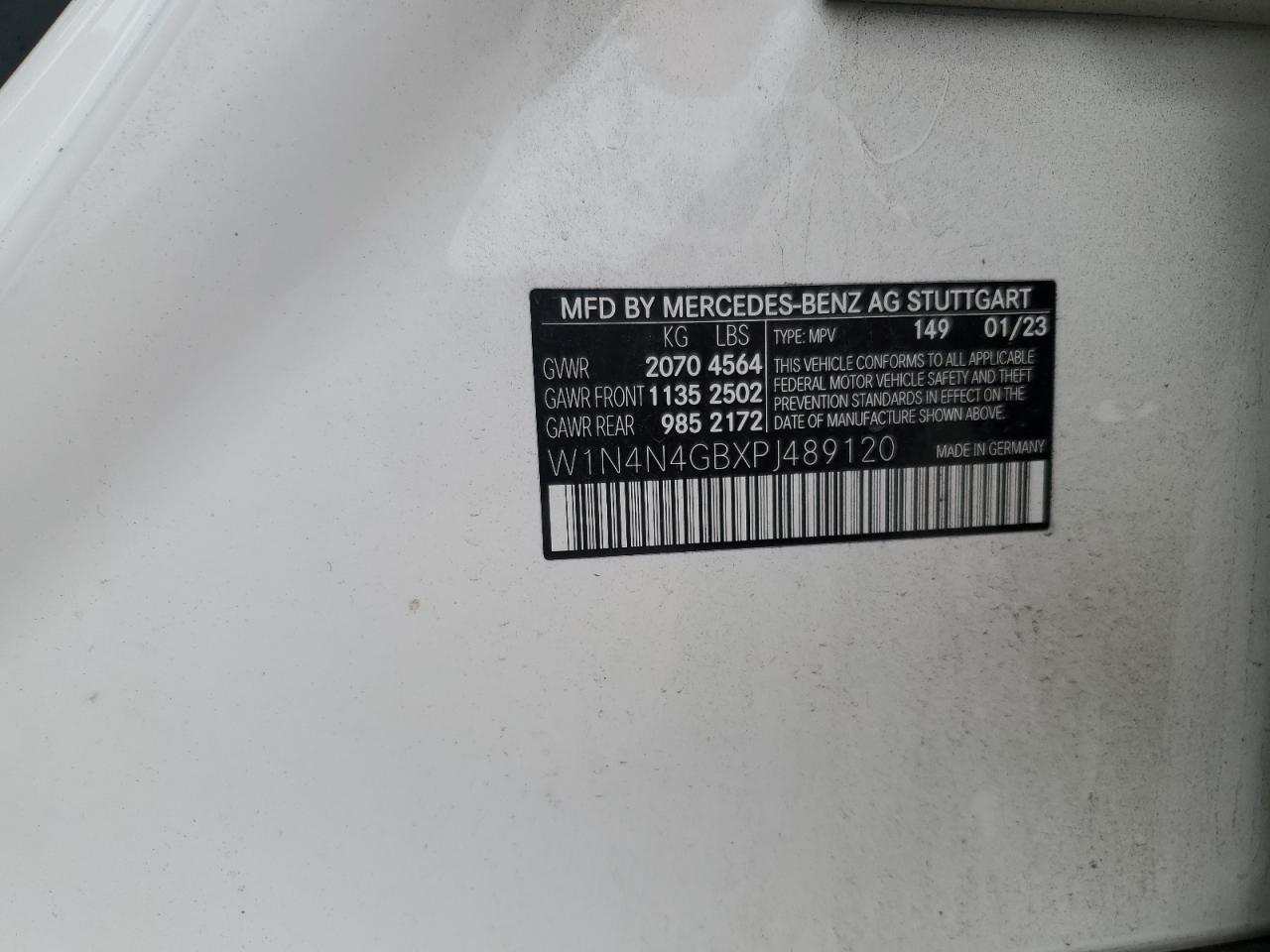2023 Mercedes-Benz Gla 250 VIN: W1N4N4GBXPJ489120 Lot: 80195295