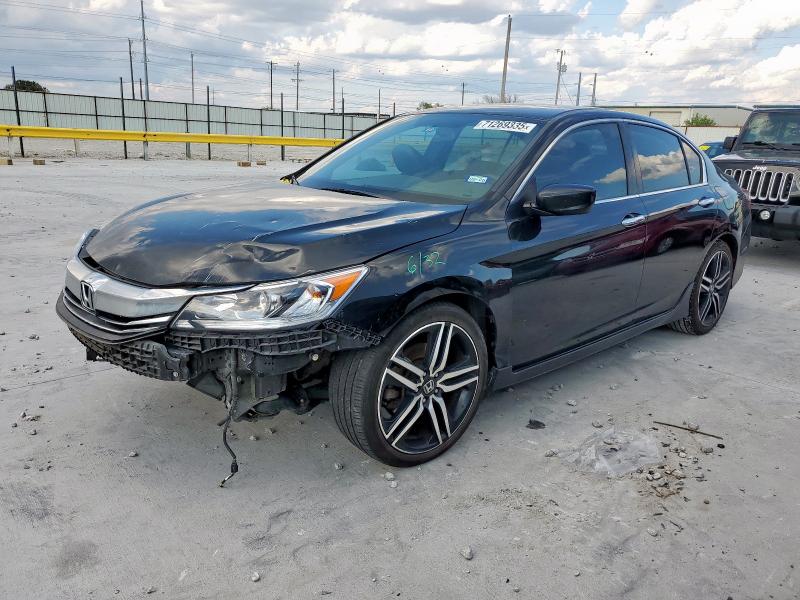  HONDA ACCORD 2016 Черный