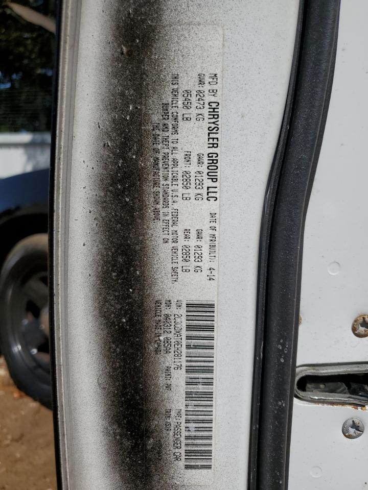 2014 Dodge Charger Police VIN: 2C3CDXAT0EH281176 Lot: 81234705