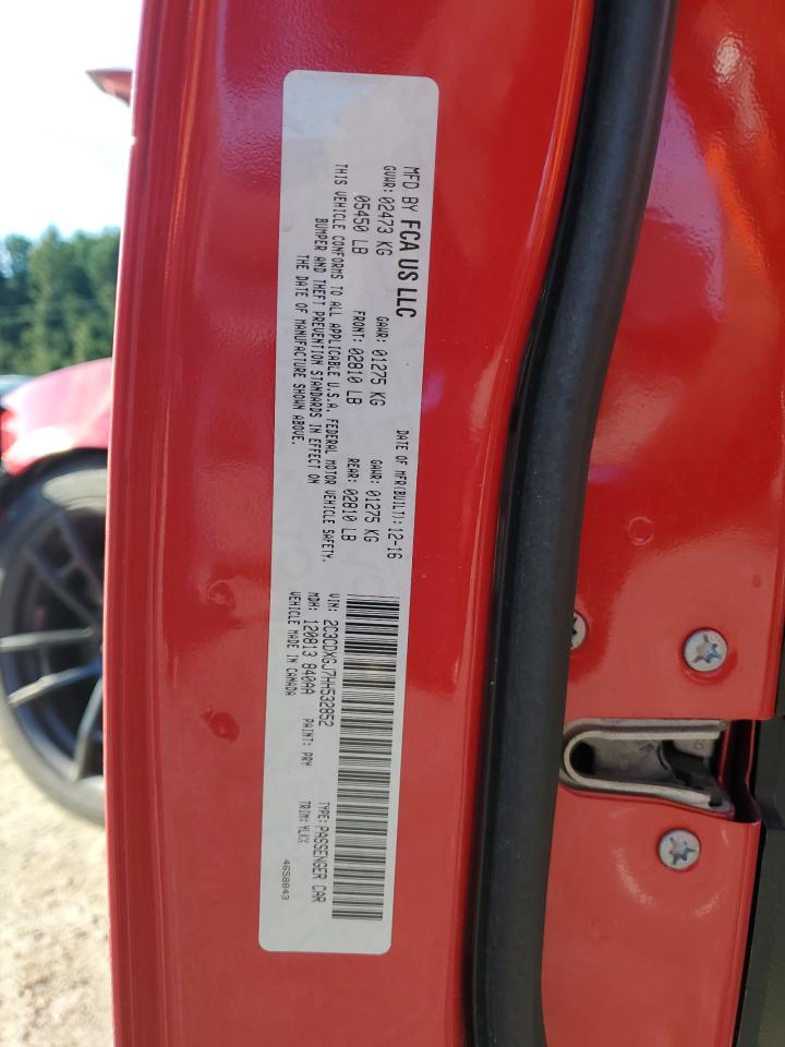 2017 Dodge Charger R/T 392 VIN: 2C3CDXGJ7HH532852 Lot: 80579415