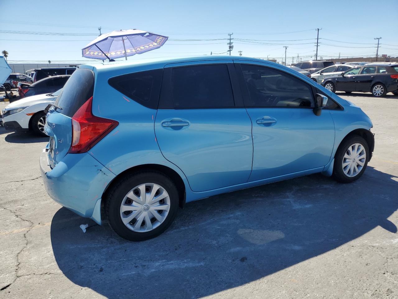 2015 Nissan Versa Note S blue null gas 3N1CE2CP4FL447755 photo #4
