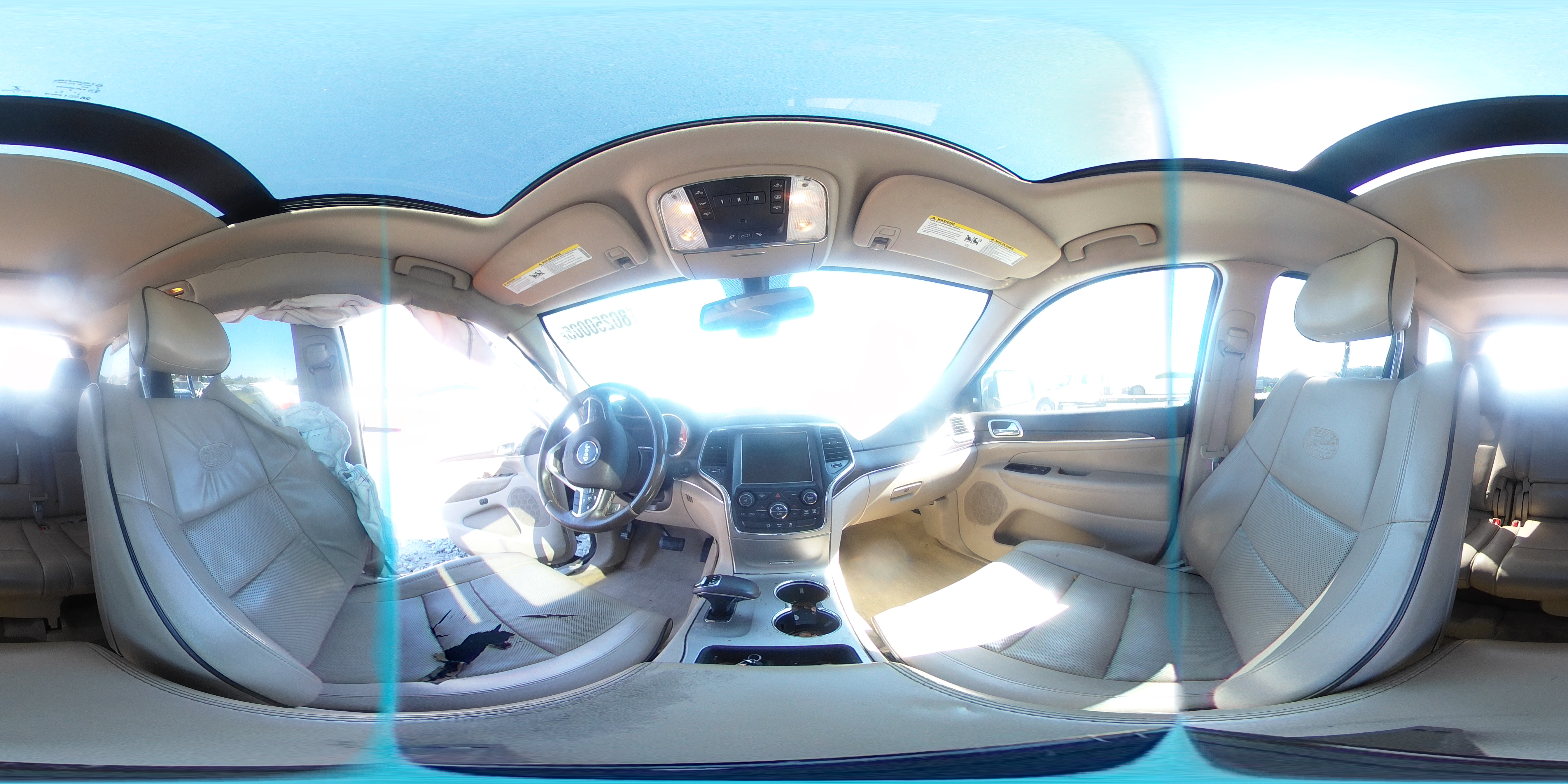 2014 Jeep Grand Cherokee Overland VIN: 1C4RJECG7EC465889 Lot: 80250005