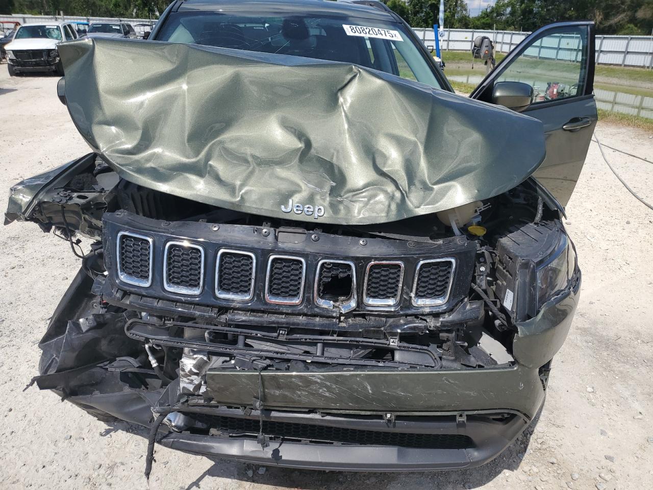 2021 Jeep Compass Latitude VIN: 3C4NJDBB8MT524725 Lot: 80820475