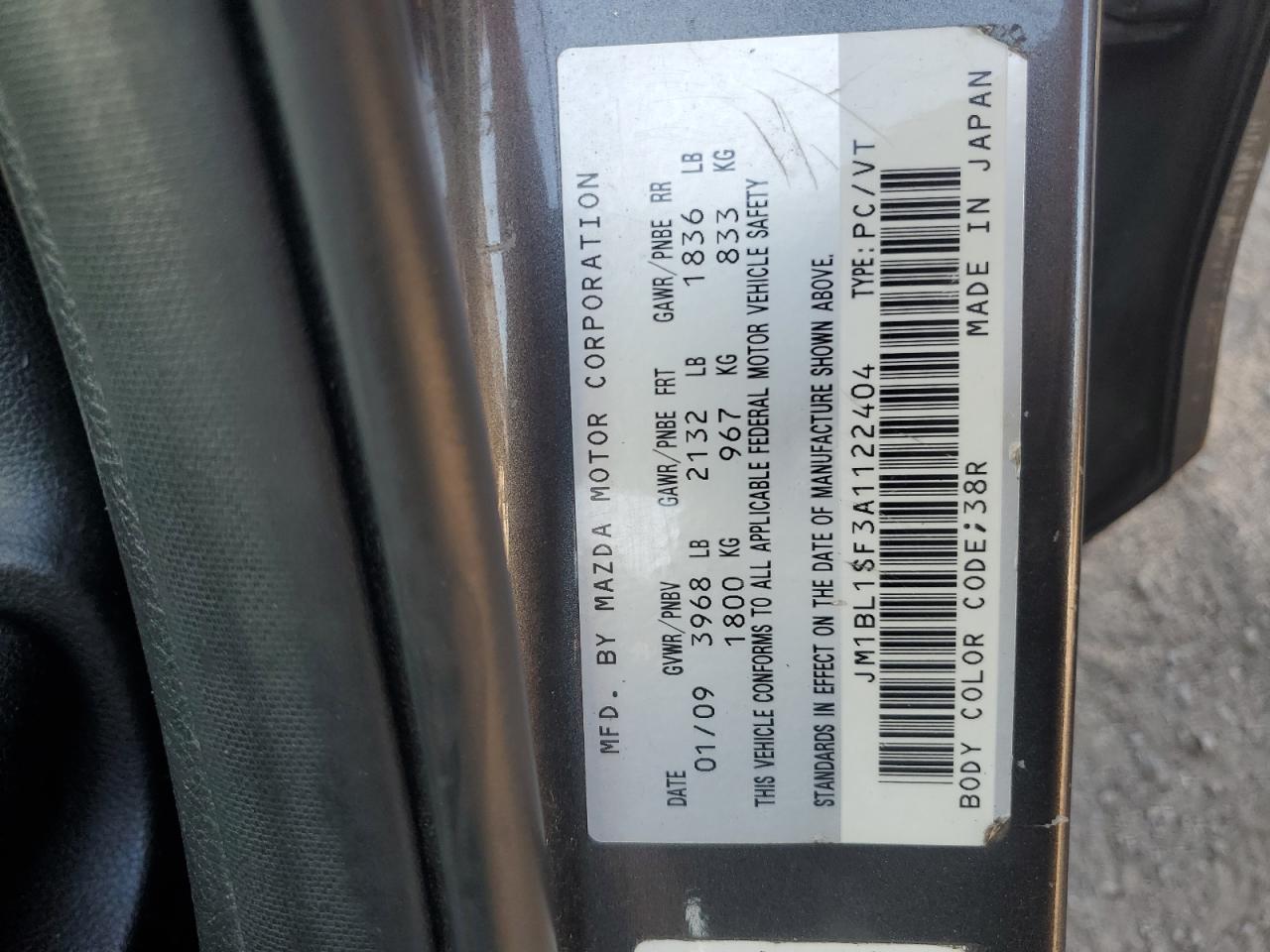 2010 Mazda 3 I VIN: JM1BL1SF3A1122404 Lot: 80632355