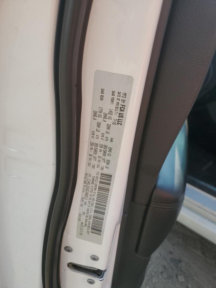 2016 Dodge Durango Limited VIN: 1C4RDJDGXGC486513 Lot: 72033605