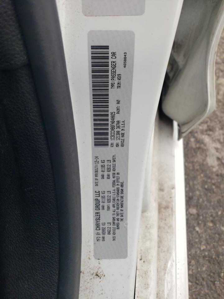 2015 Chrysler 200 Limited VIN: 1C3CCCAB6FN640025 Lot: 81560225