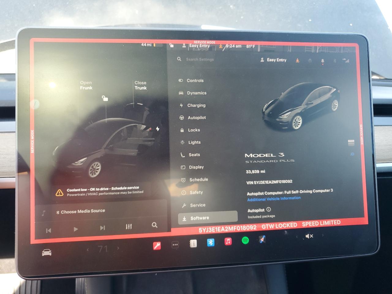 2021 Tesla Model 3 VIN: 5YJ3E1EA2MF018092 Lot: 81393515