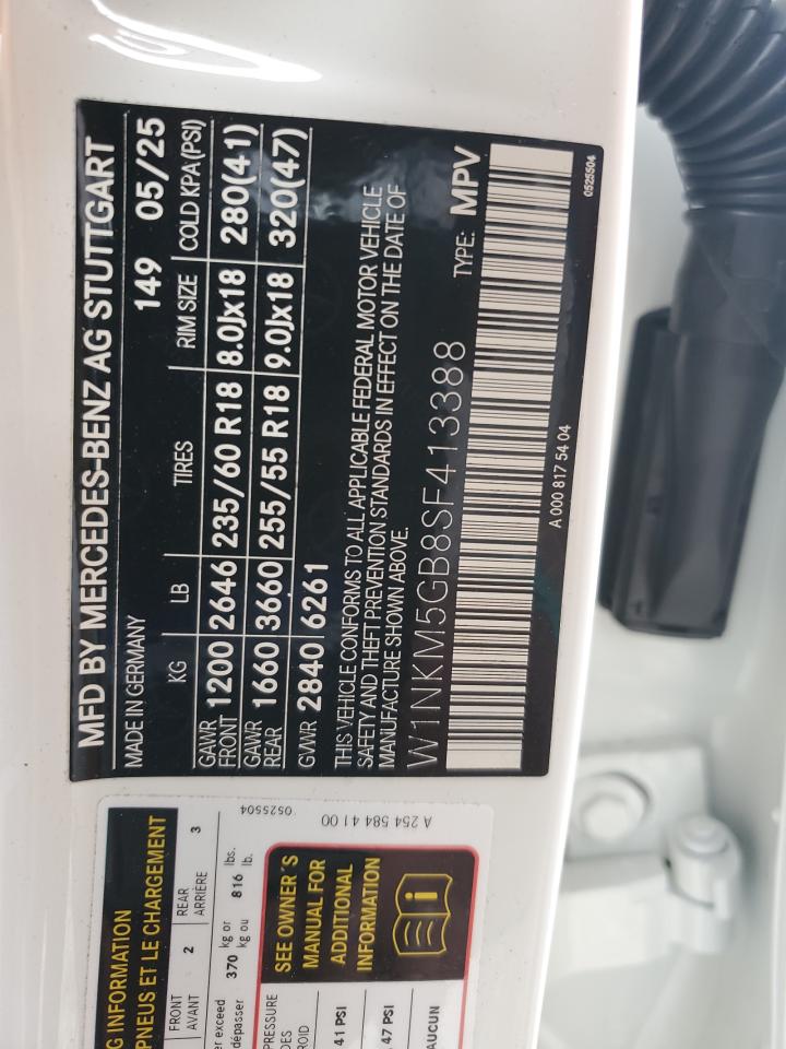 2025 Mercedes-Benz Glc 350E VIN: W1NKM5GB8SF413388 Lot: 81364315