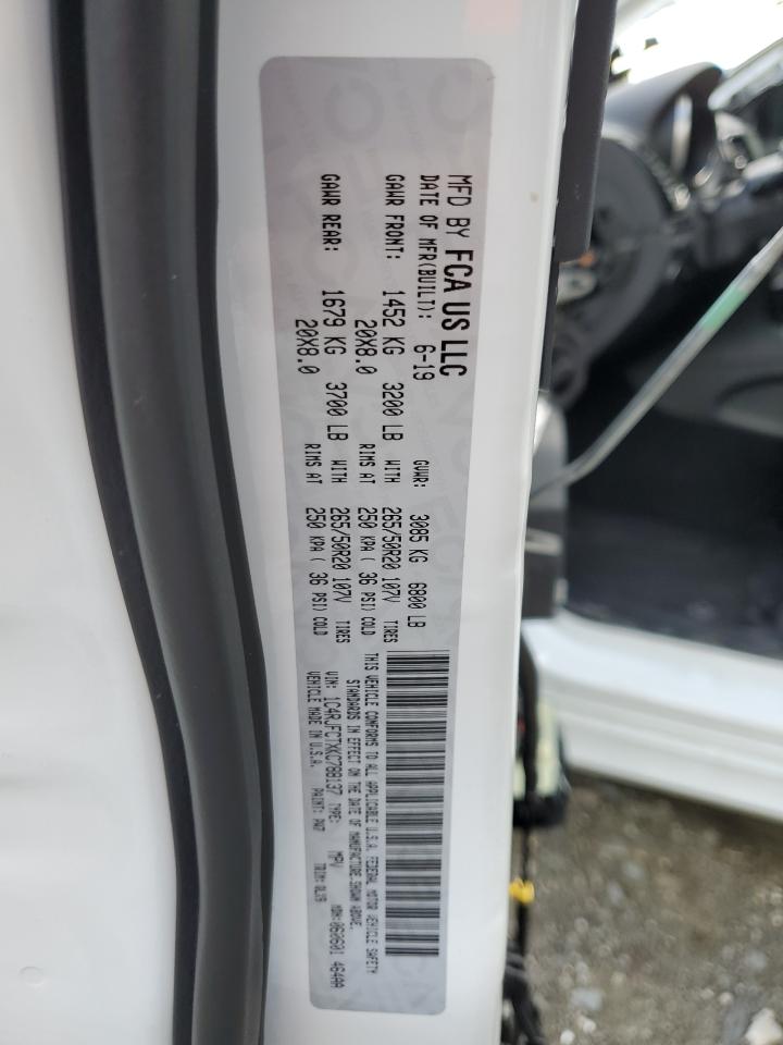 2019 Jeep Grand Cherokee Overland VIN: 1C4RJFCTXKC788137 Lot: 70804105