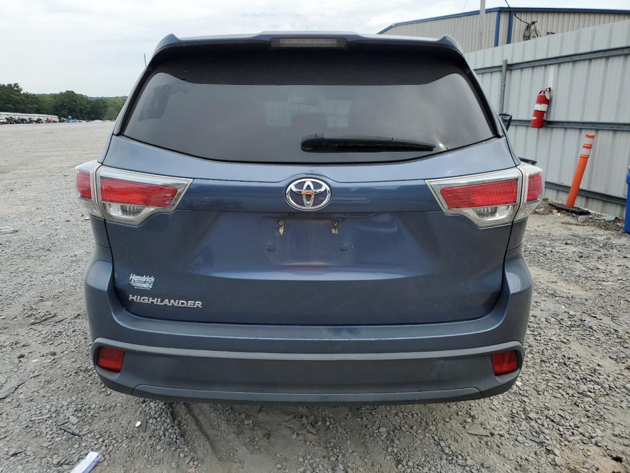 2016 Toyota Highlander Le VIN: 5TDZARFH2GS020117 Lot: 80722625