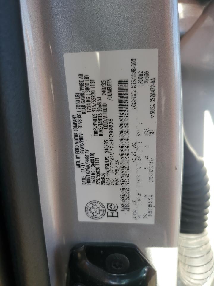 2017 Ford F150 Supercrew VIN: 1FTFW1EFXHKD99835 Lot: 71177195