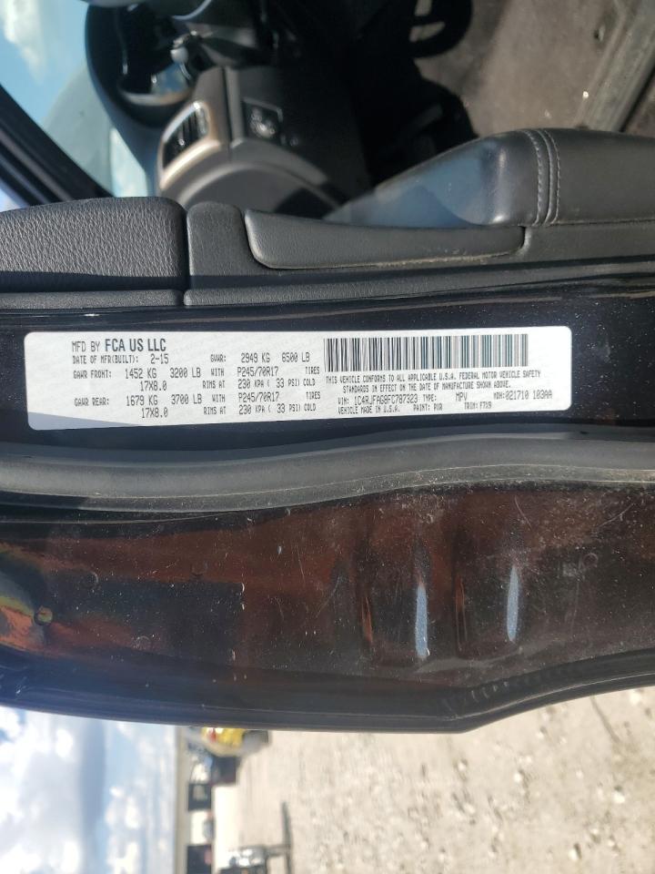 2015 Jeep Grand Cherokee Laredo VIN: 1C4RJFAG8FC787323 Lot: 71083485