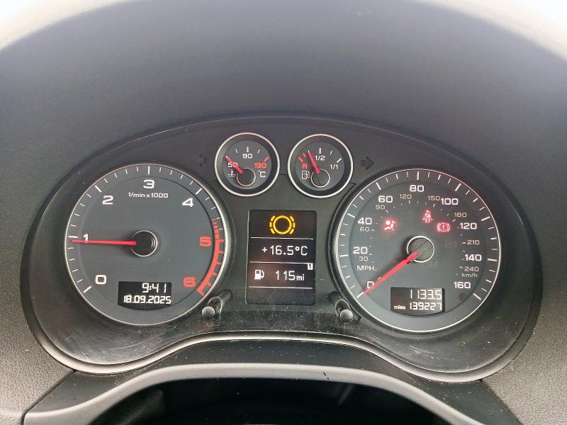 2011 AUDI A3 SPORT 138 TDI 