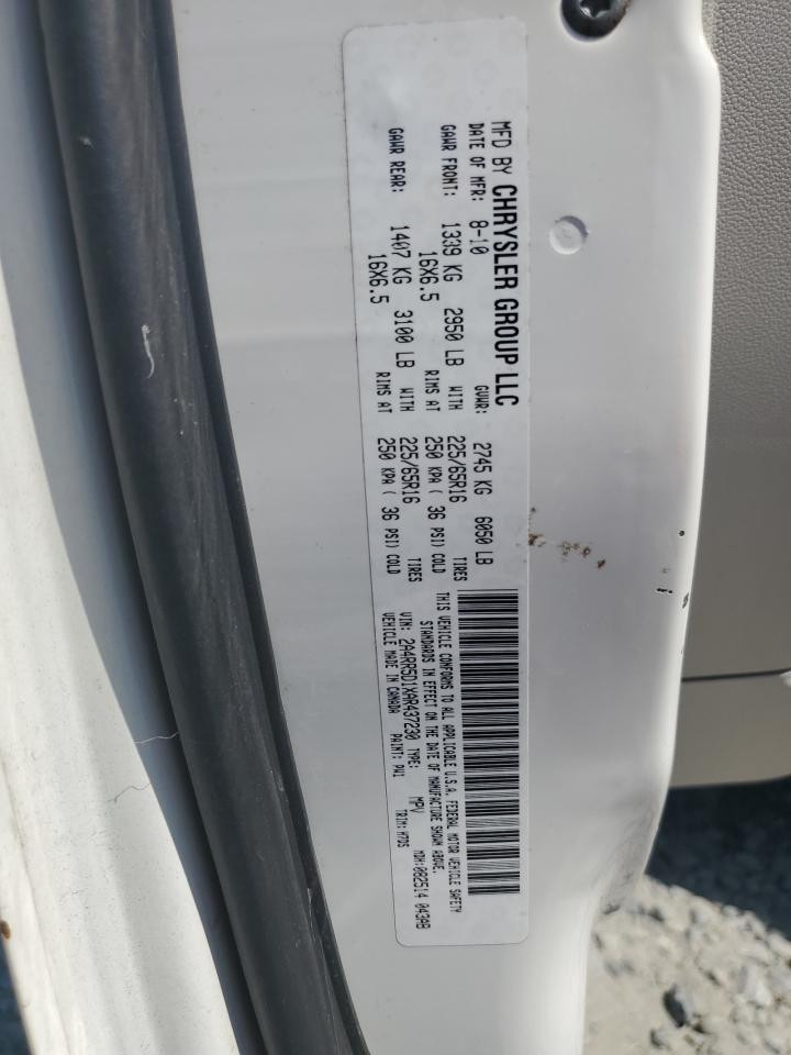 2010 Chrysler Town & Country Touring VIN: 2A4RR5D1XAR437230 Lot: 80069305