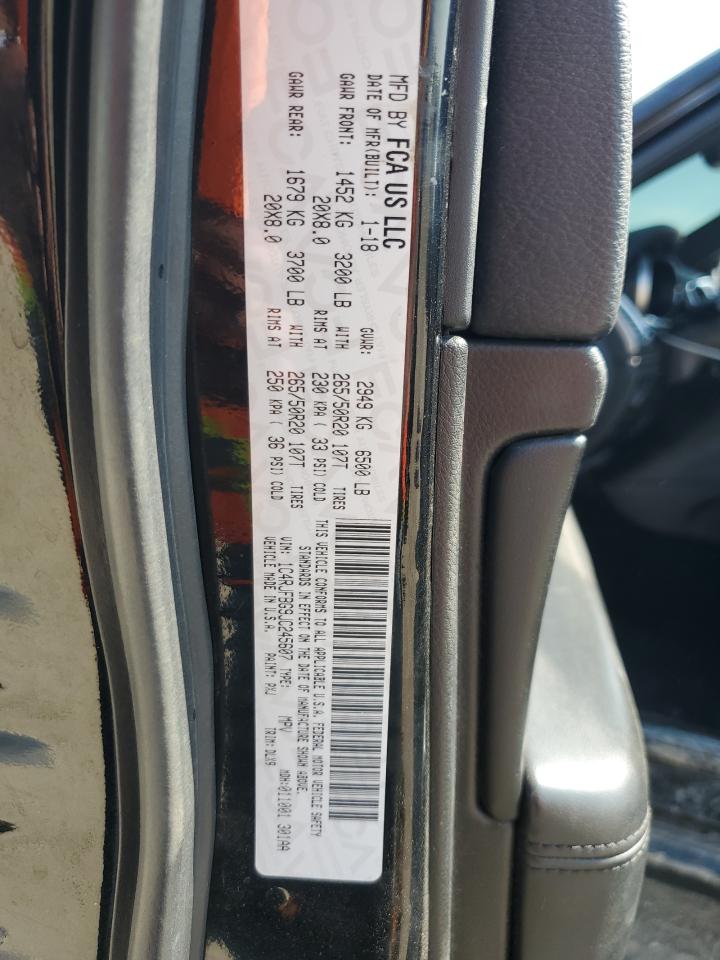 2018 Jeep Grand Cherokee Limited VIN: 1C4RJFBG9JC245607 Lot: 80348995