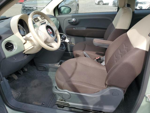 Hatchbacks FIAT 500 2013 Zielony
