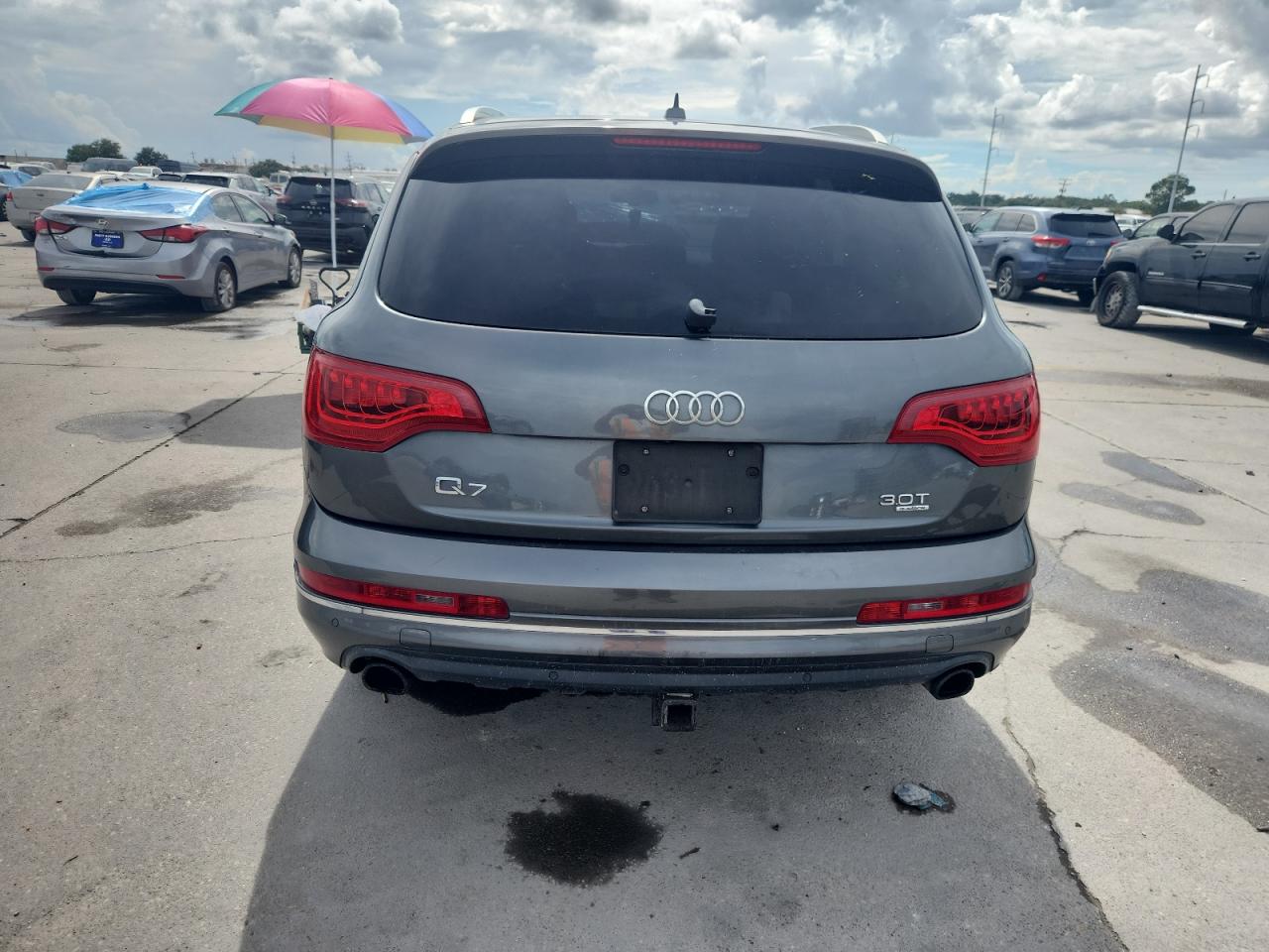 2014 Audi Q7 Premium Plus VIN: WA1LGAFE4ED017217 Lot: 81792715