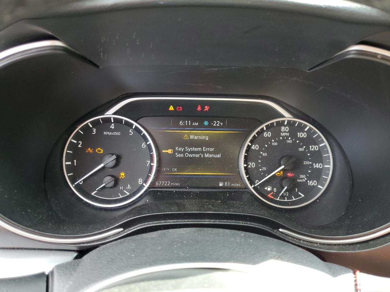 2019 Nissan Maxima S VIN: 1N4AA6AVXKC377960 Lot: 80930225