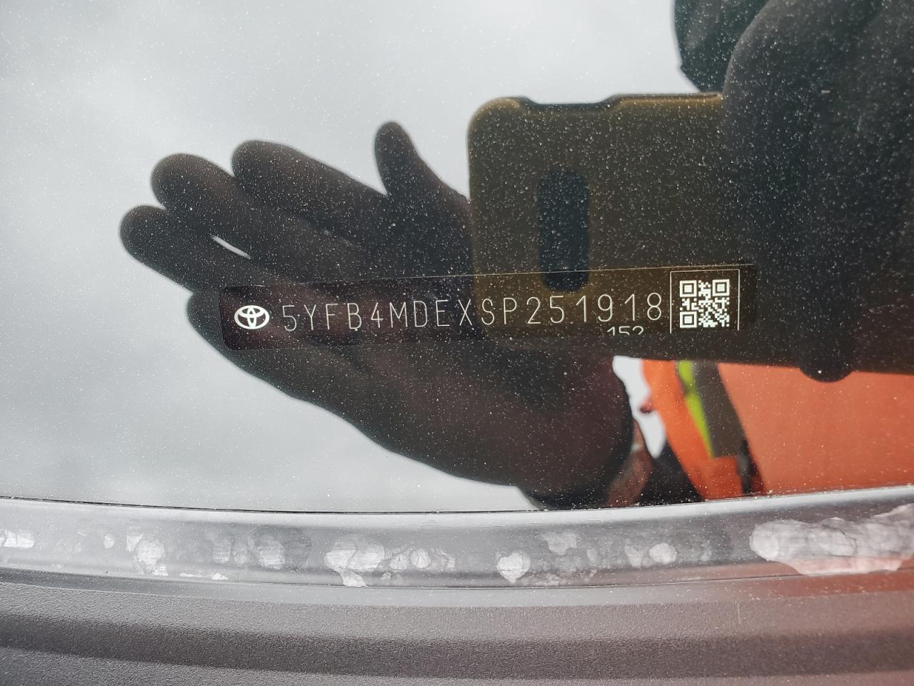 2025 Toyota Corolla Le VIN: 5YFB4MDEXSP251918 Lot: 84763695