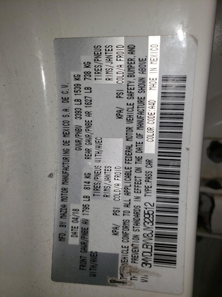 2018 Toyota Yaris Ia VIN: 3MYDLBYV8JY329512 Lot: 80716515