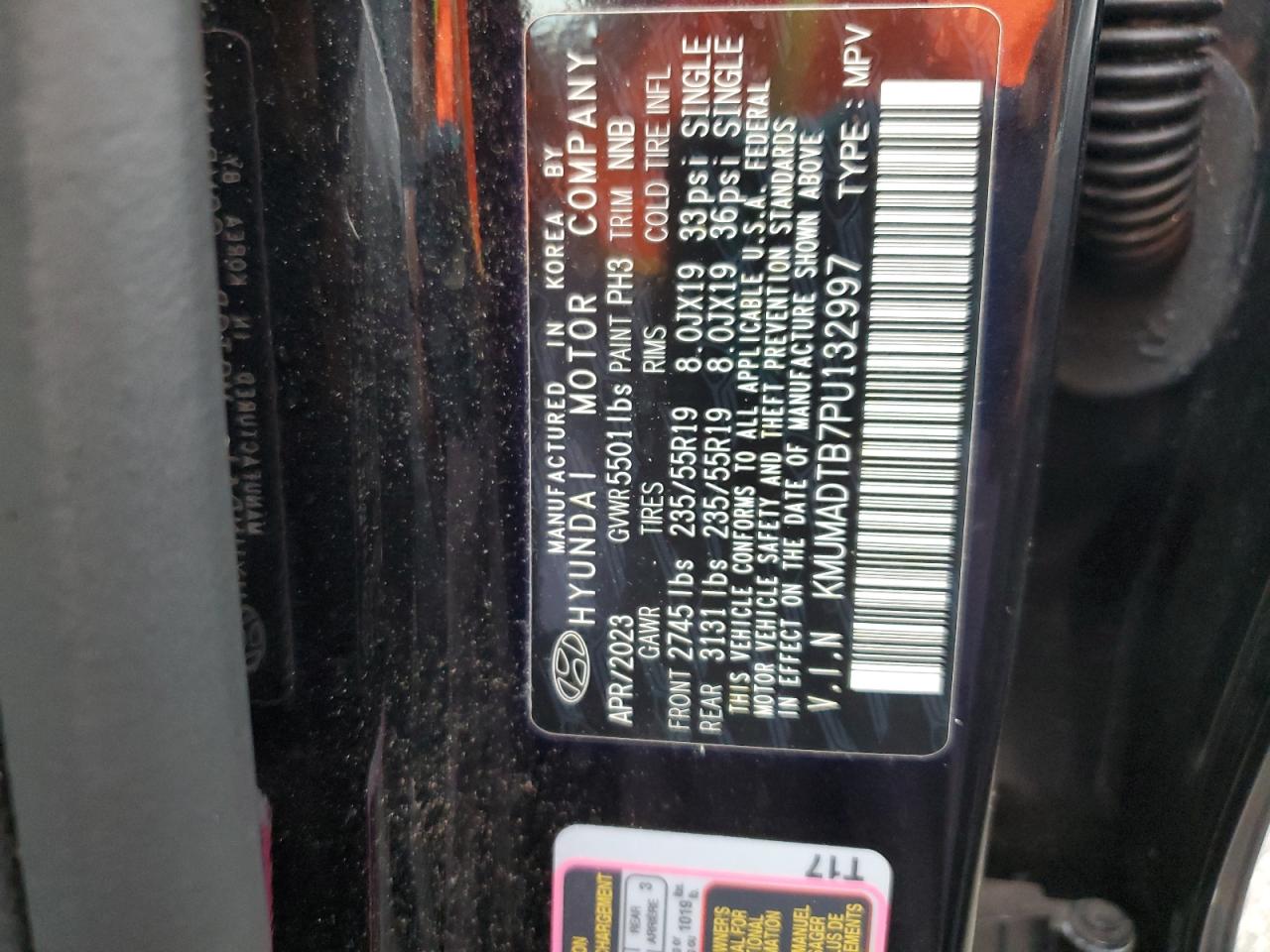 2023 Genesis Gv70 Base VIN: KMUMADTB7PU132997 Lot: 71509915