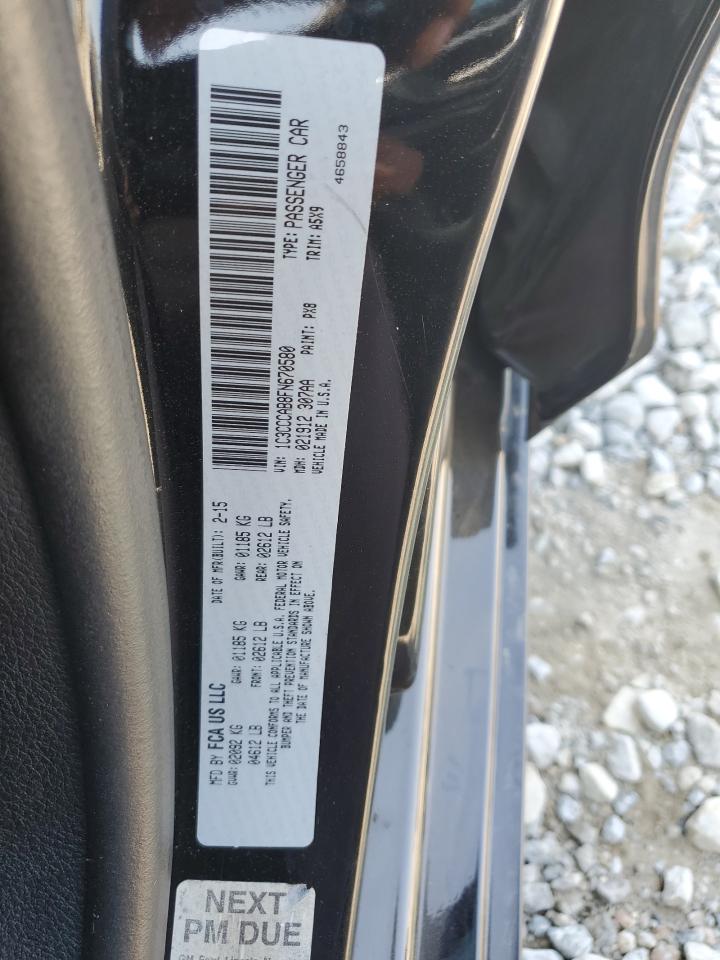 2015 Chrysler 200 Limited VIN: 1C3CCCAB8FN670580 Lot: 80913705