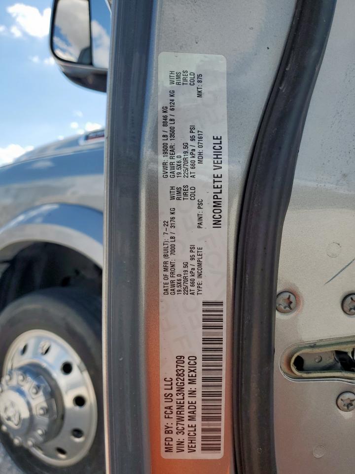 2022 Ram 5500 VIN: 3C7WRNEL3NG283709 Lot: 80372775