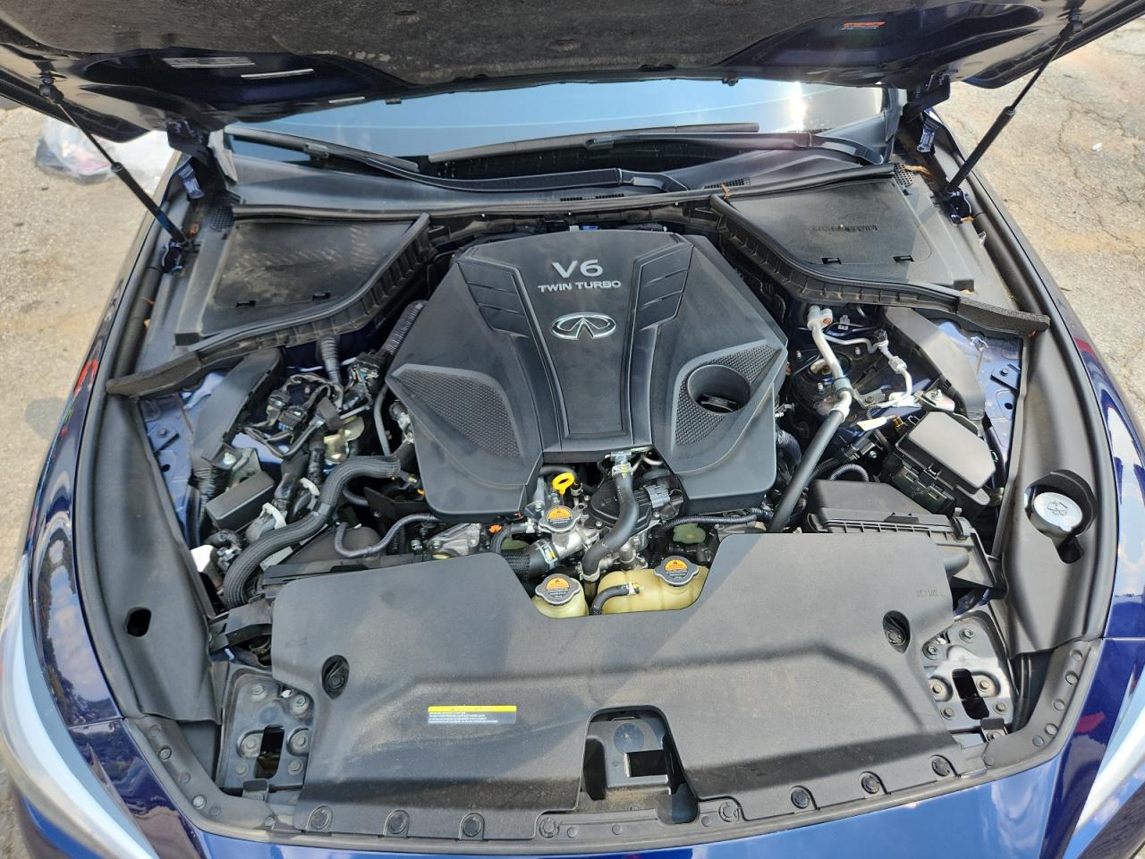 2021 Infiniti Q50 Red Sport 400 VIN: JN1FV7DP3MM850167 Lot: 81307485