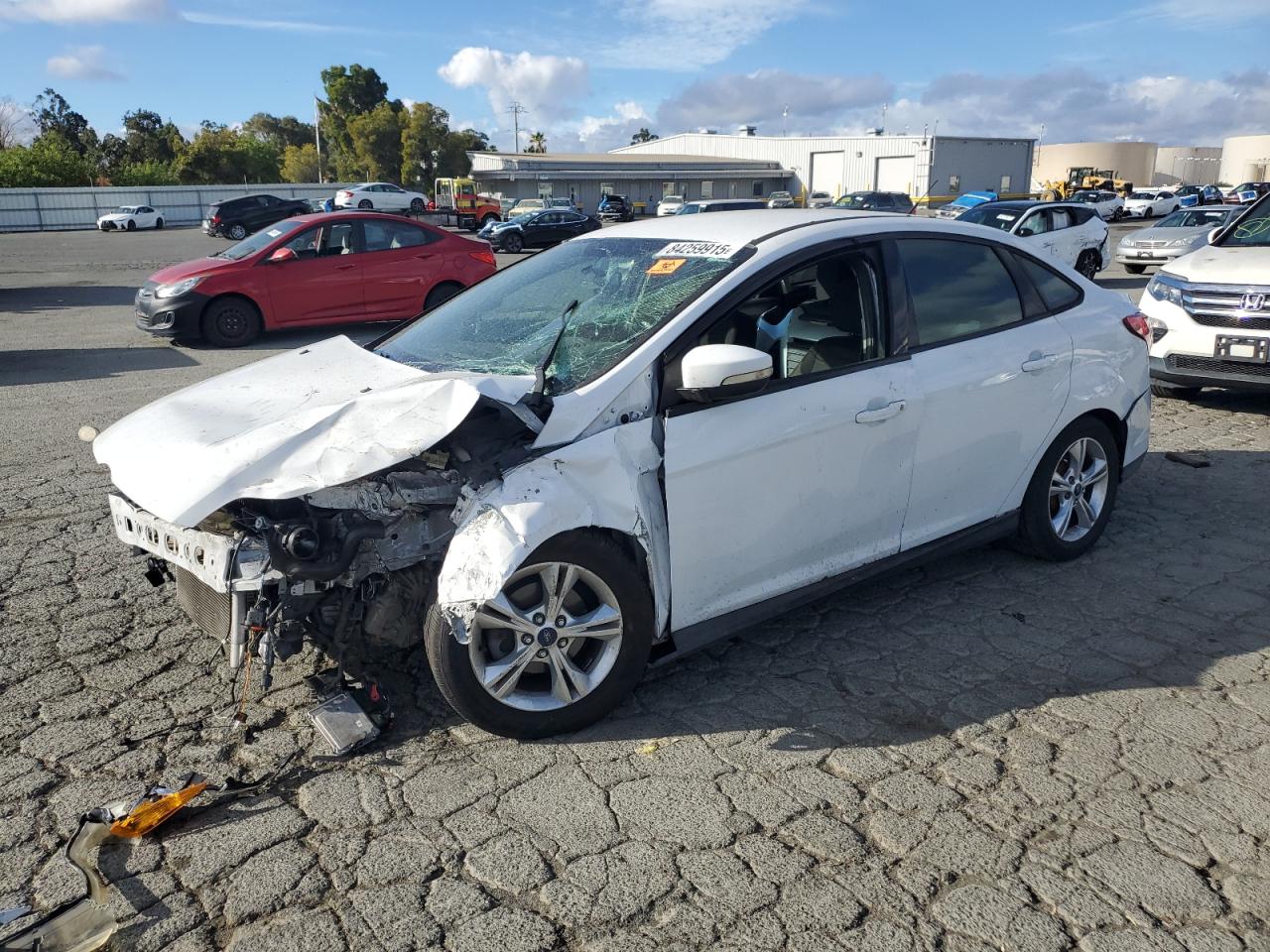 2014 Ford Focus Se VIN: 1FADP3F24EL312051 Lot: 84259915