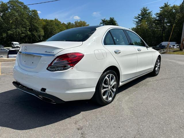 Sedans MERCEDES-BENZ C-CLASS 2016 Biały