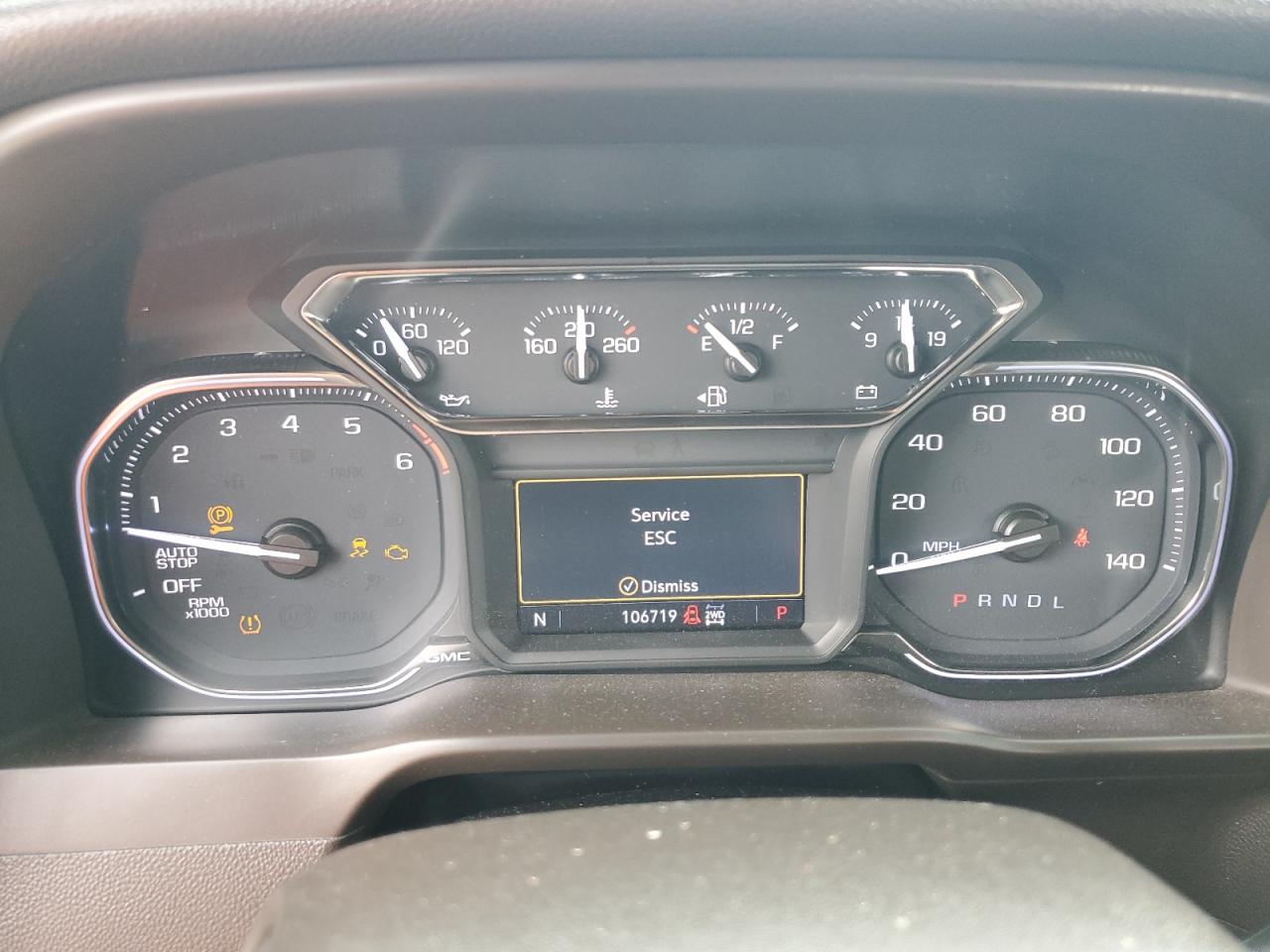 2019 GMC Sierra K1500 Slt VIN: 3GTU9DED0KG178337 Lot: 80711645