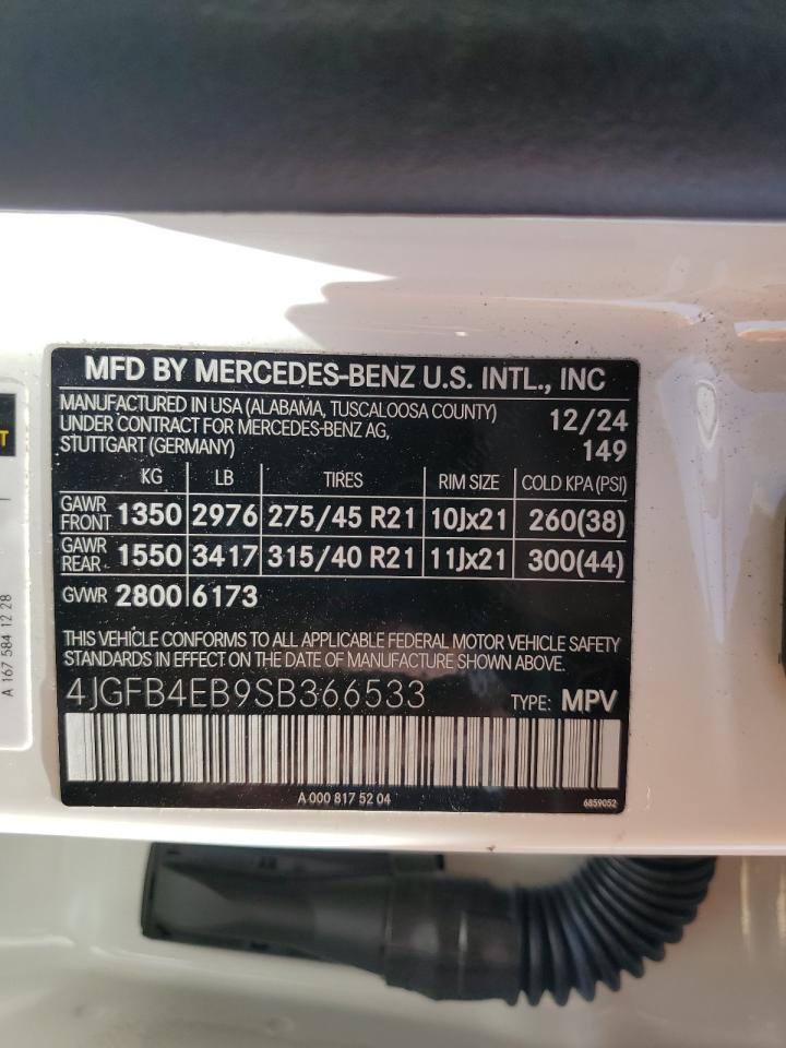 2025 Mercedes-Benz Gle 350 VIN: 4JGFB4EB9SB366533 Lot: 80250385