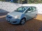 2009 VAUXHALL ZAFIRA EXCLUSIV for sale at Copart WISBECH