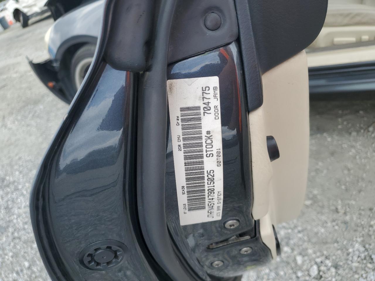 2007 Lexus Sc 430 VIN: JTHFN45Y479015025 Lot: 84418955