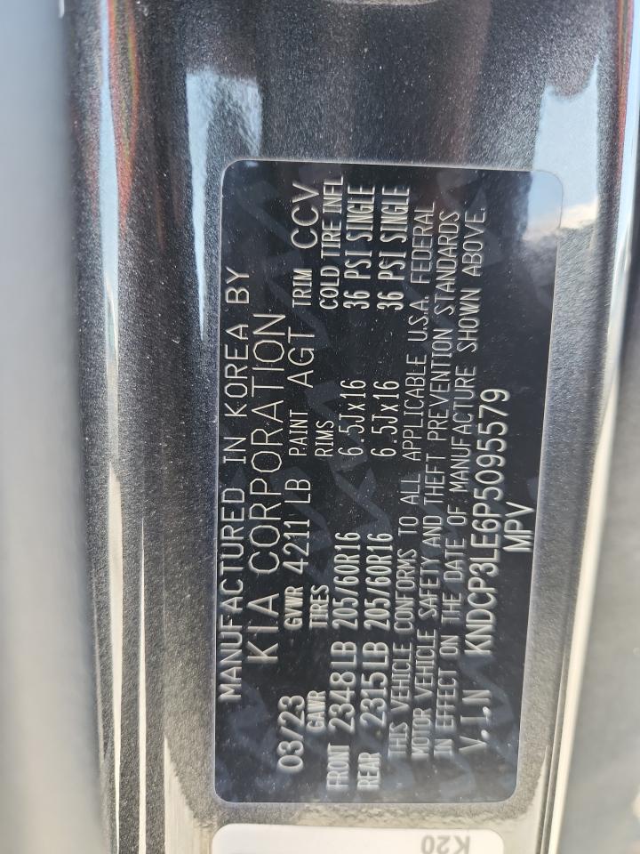 2023 Kia Niro Lx VIN: KNDCP3LE6P5095579 Lot: 72013125