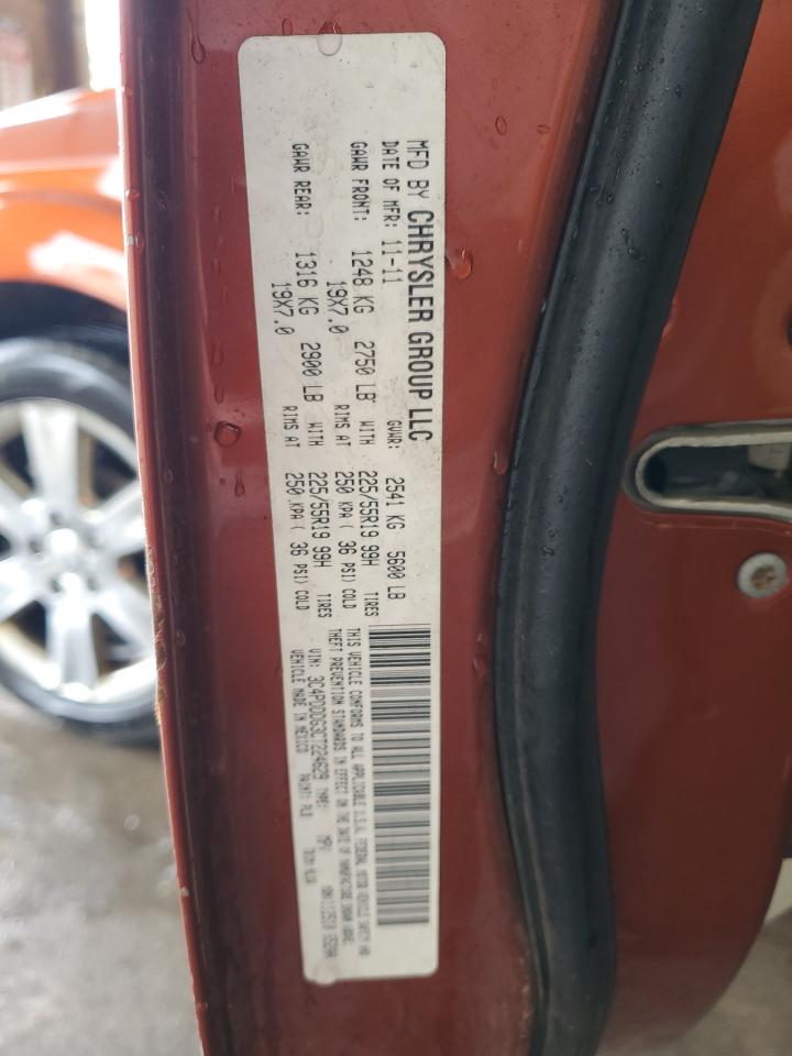 2012 Dodge Journey Crew VIN: 3C4PDDDG3CT224629 Lot: 83854005