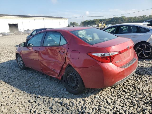 Седаны TOYOTA COROLLA 2016 Красный