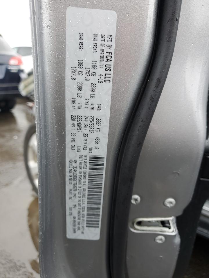 2019 Jeep Compass Latitude VIN: 3C4NJDBB6KT760870 Lot: 81754065