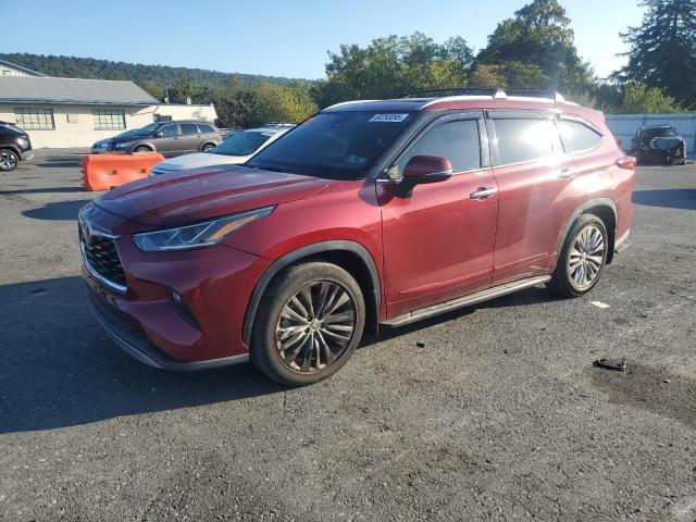  TOYOTA HIGHLANDER 2021 Красный