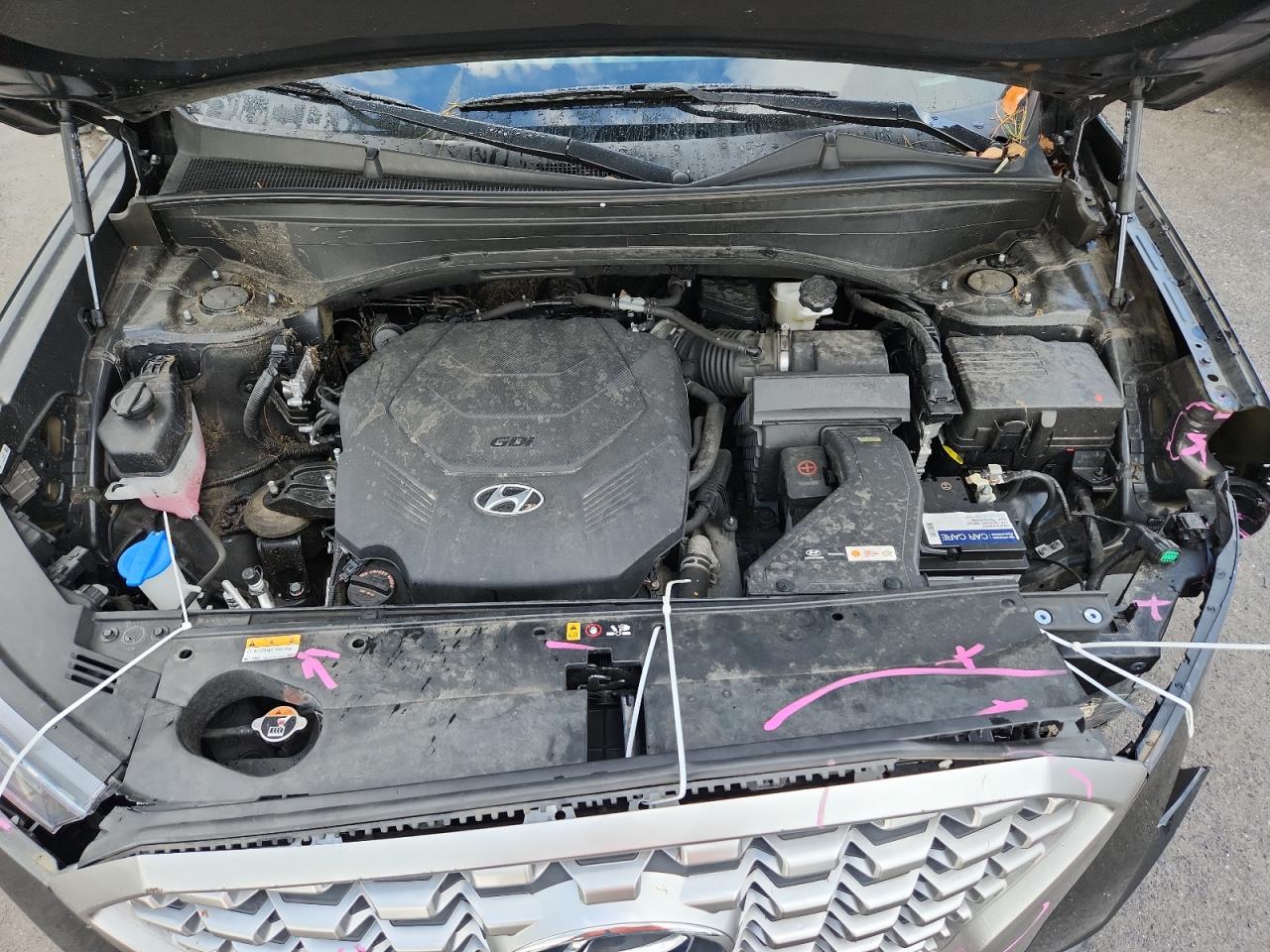 2022 Hyundai Palisade Sel VIN: KM8R3DHE3NU389329 Lot: 81320405