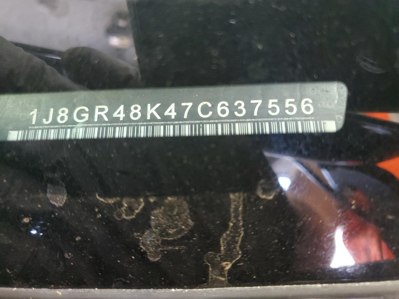 2007 Jeep Grand Cherokee Laredo VIN: 1J8GR48K47C637556 Lot: 81475415