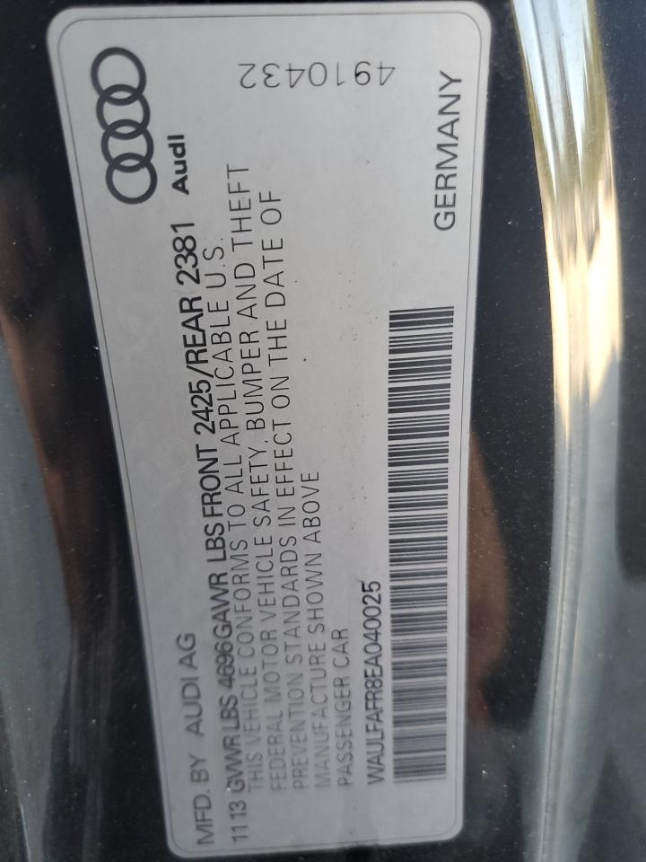 2024 Audi A5 Premium Plus VIN: WAULFAFR8EA040025 Lot: 81562755