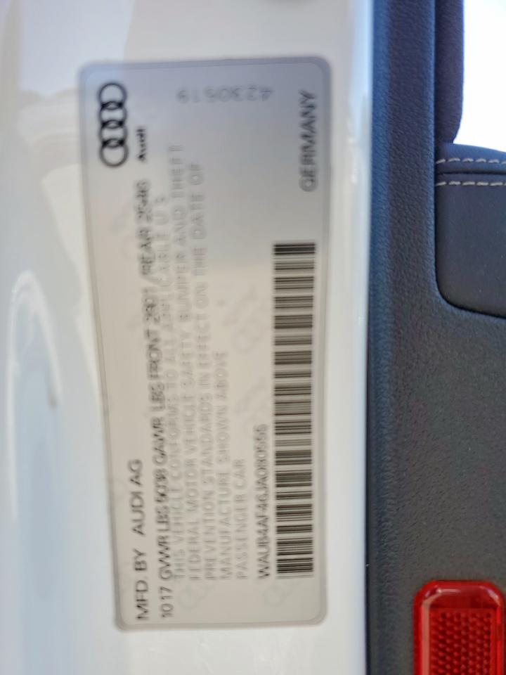 2018 Audi S4 Premium Plus VIN: WAUB4AF46JA080555 Lot: 71647985