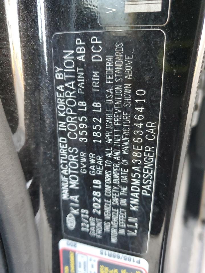 2014 Kia Rio Lx VIN: KNADM5A38E6346410 Lot: 81430255