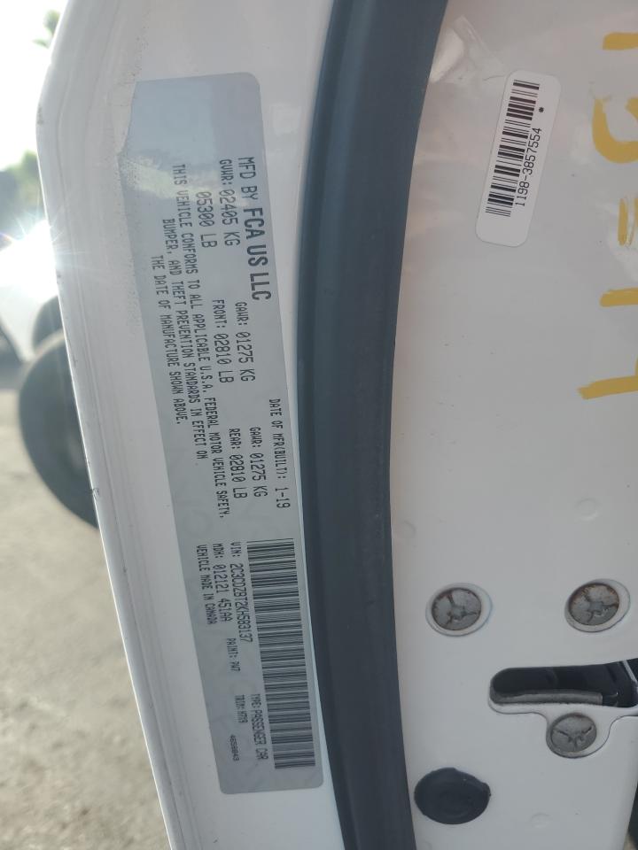 2019 Dodge Challenger R/T VIN: 2C3CDZBT2KH583137 Lot: 81953315