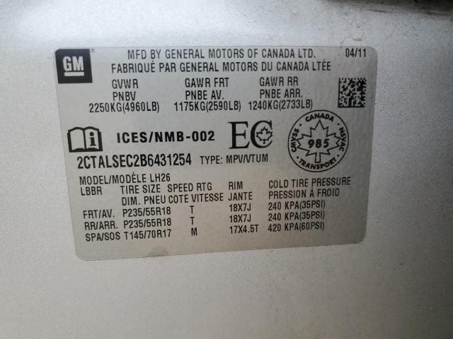 2011 GMC TERRAIN SLE  