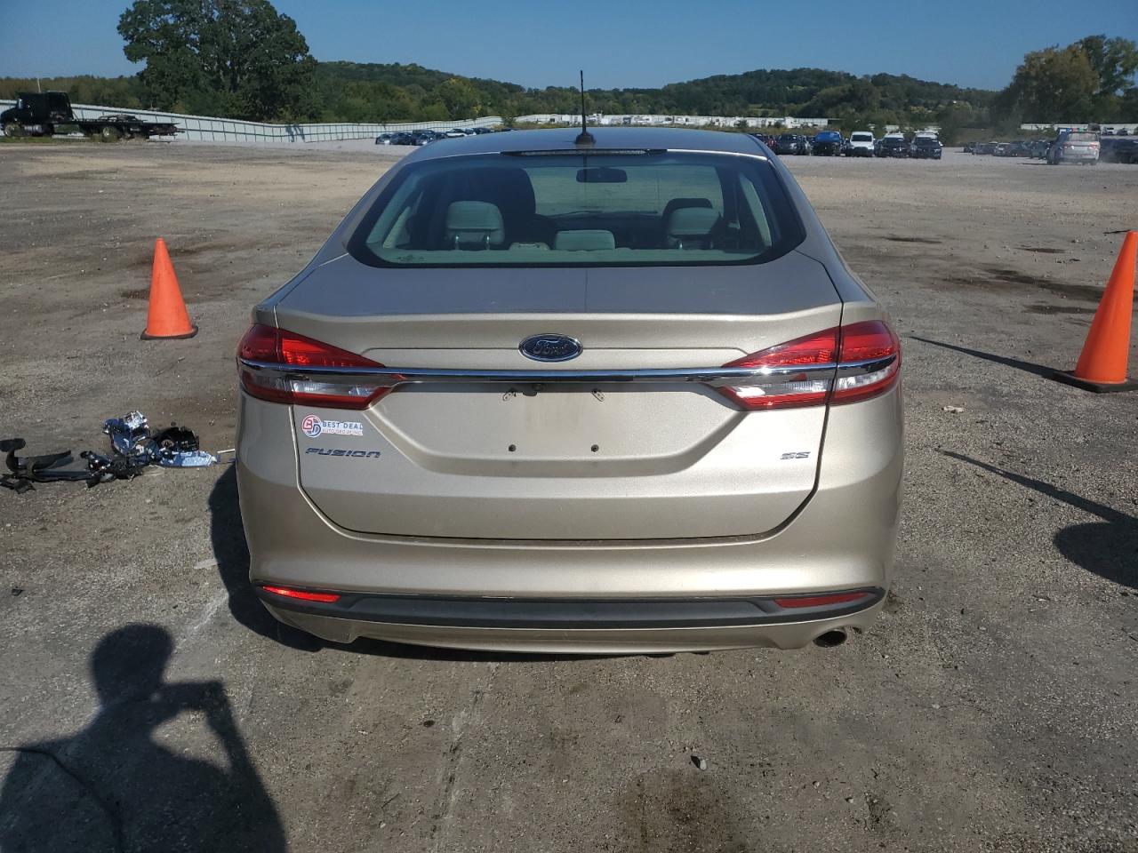 2017 Ford Fusion Se VIN: 3FA6P0H75HR319595 Lot: 80344885