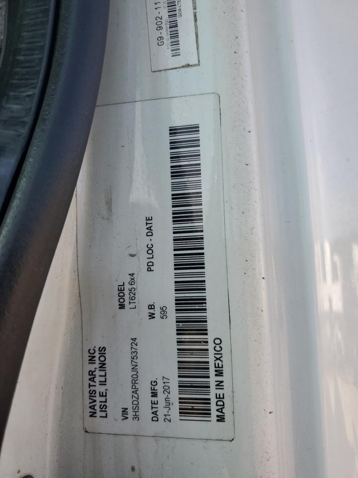 2018 International Lt625 VIN: 3HSDZAPR0JN753724 Lot: 69940505