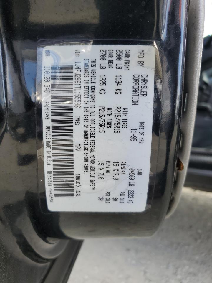 1996 Jeep Cherokee Se VIN: 1J4FJ28S1TL155596 Lot: 71926485