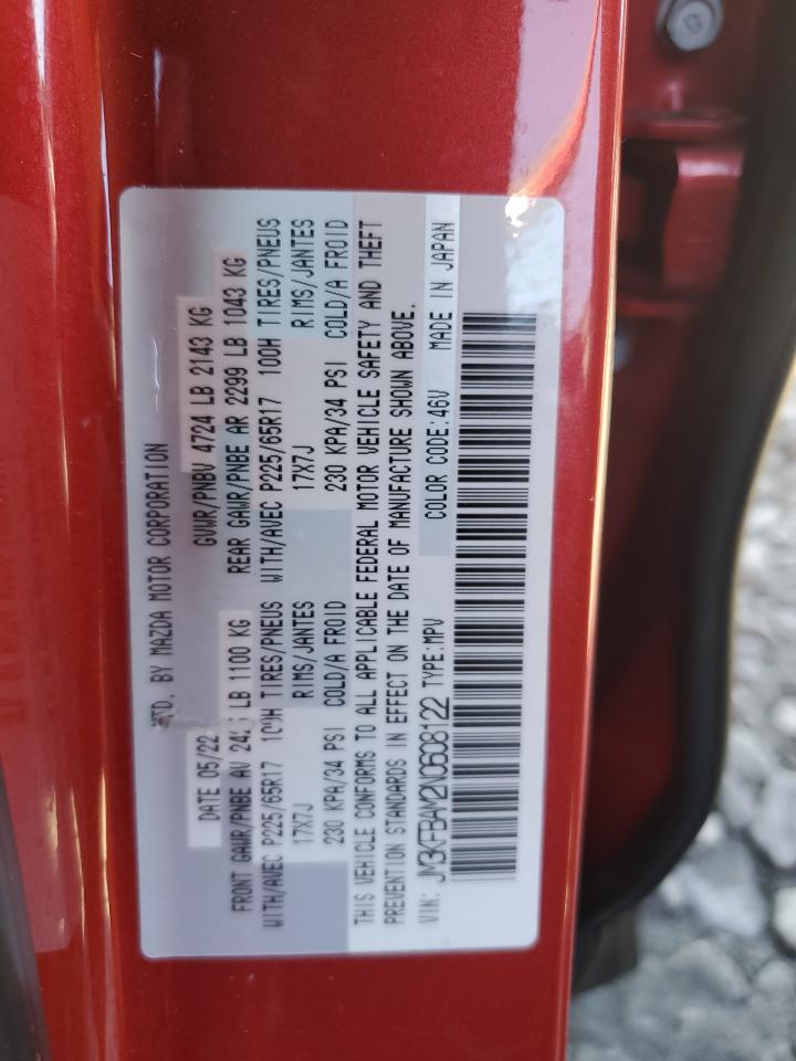 2022 Mazda Cx-5 VIN: JM3KFBAM2N0608122 Lot: 71013075